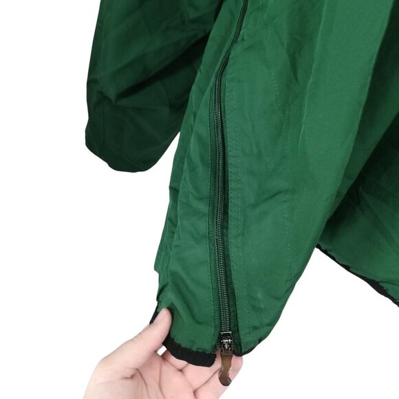 Green Bay Packers NFL Reebok Pullover 1/4 Zip Windbreaker Jacket Size 2XL Vented - Picture 6 of 10